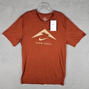 Nike Trail Running T-Shirt Mens M Dri-Fit Unlimited Outfit Crew Neck FQ3914-245